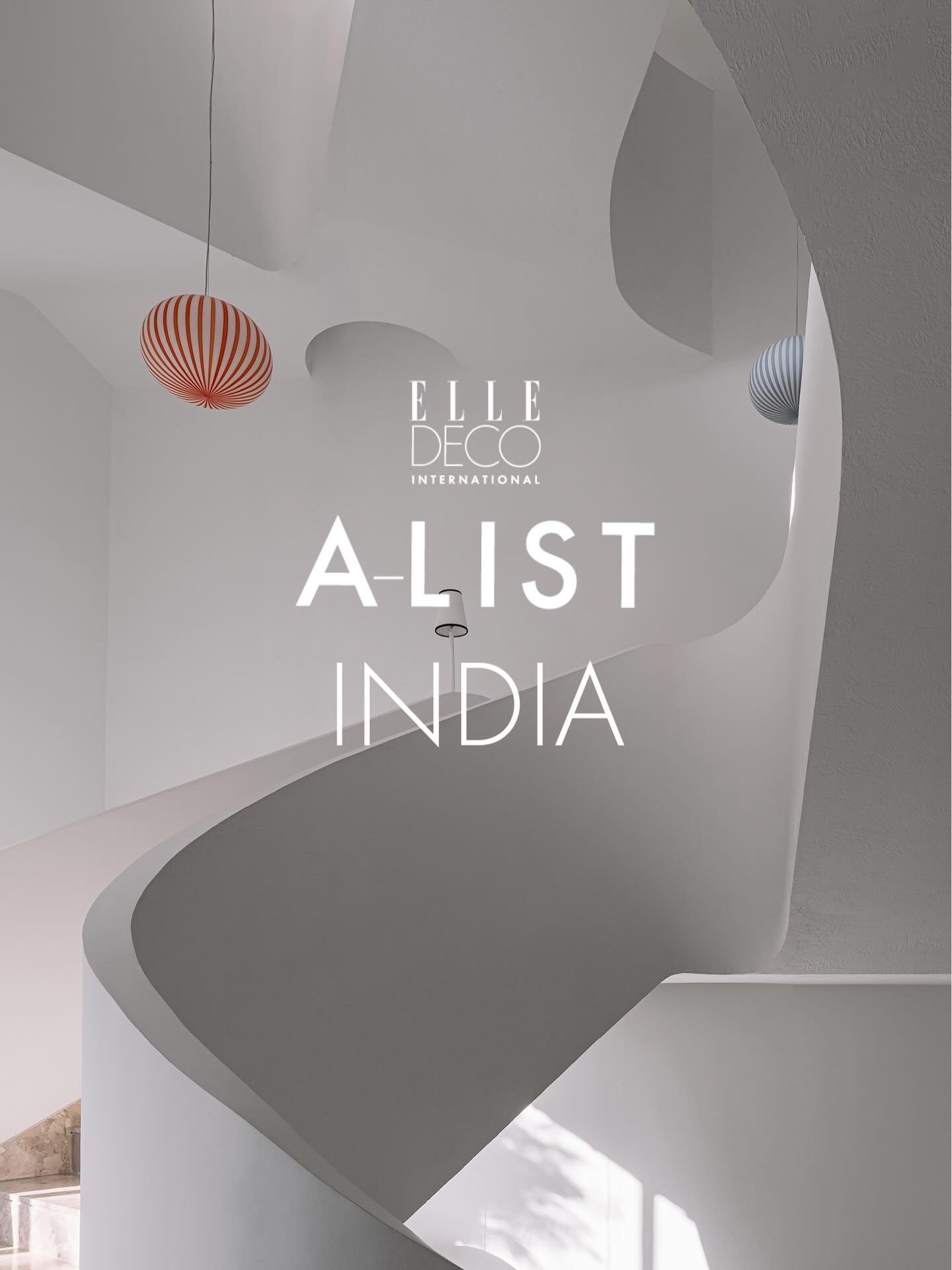Baid Residency designed by Iram Sultan has been recognized by ELLE DECOR A-List India 2026