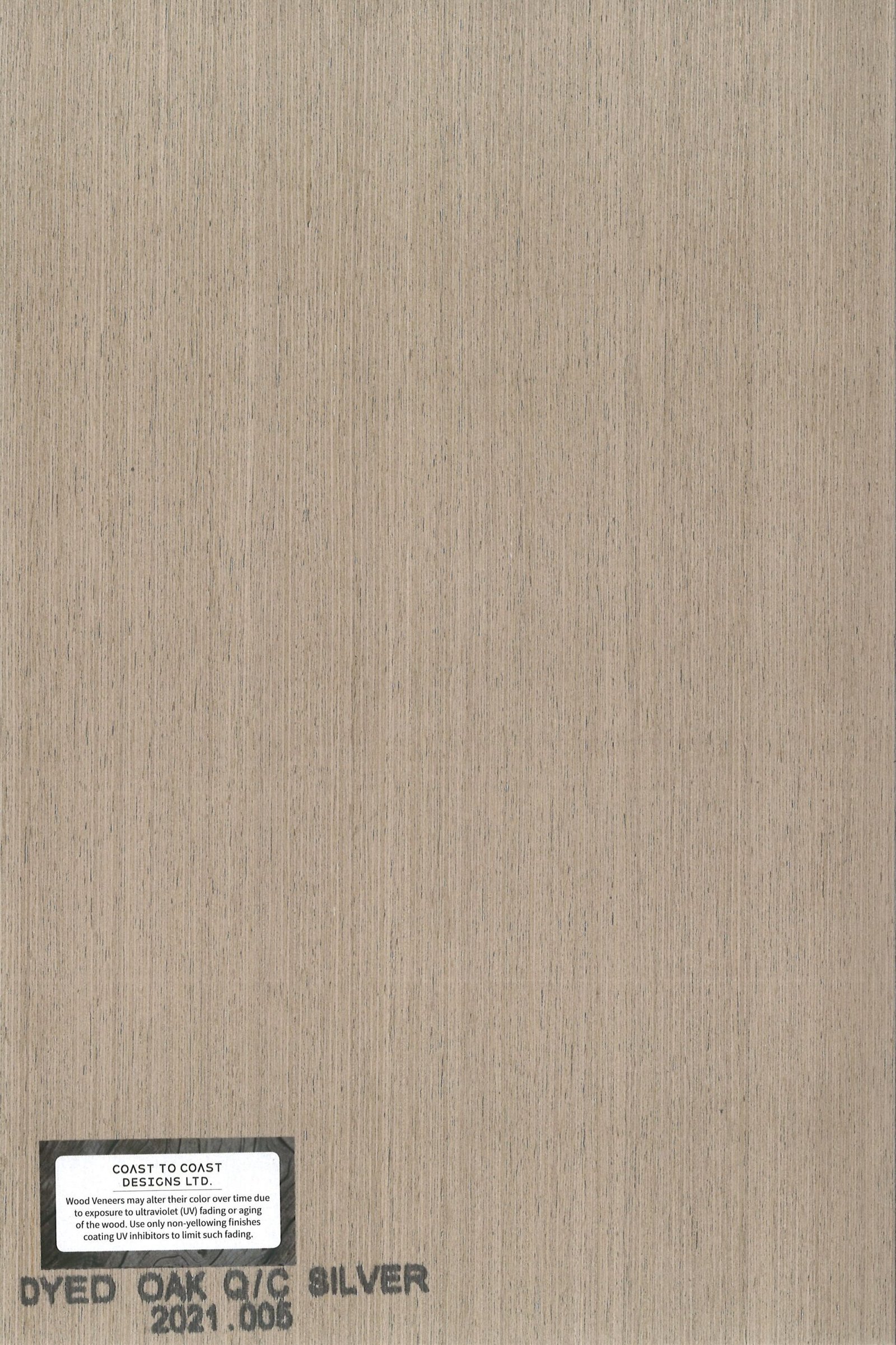 Dyed Oak QC Silver 2021.005